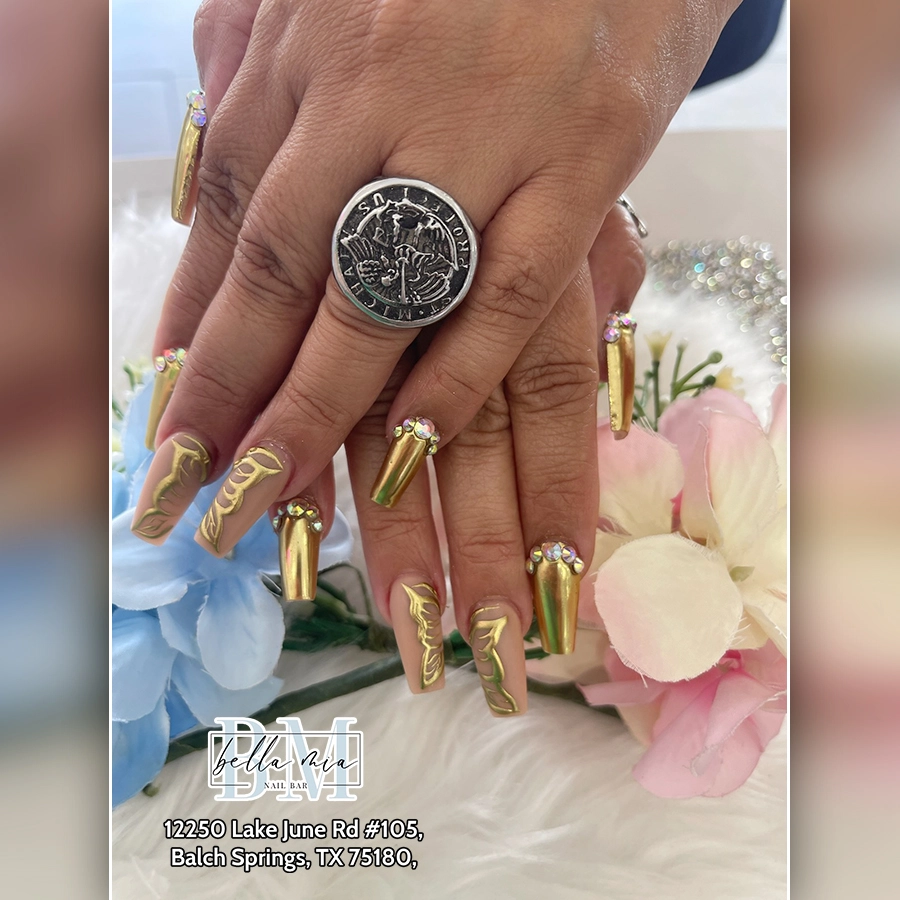 Elegant nail art design